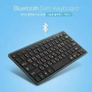 블루투스키보드 Coms 블루투스 슬림형 키보드 Black