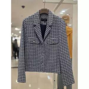 올리비아로렌 봄 노치드 라펠 트위드 숏자켓 VOCFU6S2211 ESC1272255