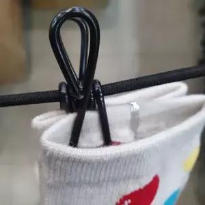 캠핑용빨래줄 VUN068W9 여행용빨래줄 블랙색상