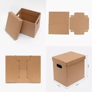 DIY LZW138U6 크라프트 수납 종이박스 박스보관함