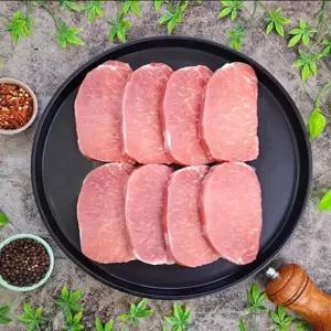 VGD 국내산 냉동 등심 돈가스용 1cm절단 2kg