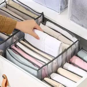 서랍정리 YOW910E5 패브릭 서랍 셔츠 박스 9칸 옷정리