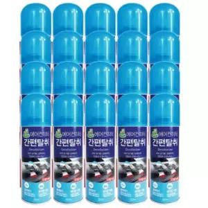 청개구리 에어컨히터 간편탈취 차량용 에어컨 청소 탈취제 220ml 20개