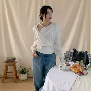 [신세계라이브쇼핑][옷자락] 여성 와이드핏 워싱 데님 배기팬츠 바지