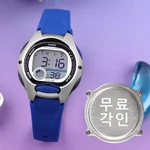 무료각인 카시오 LW-200-2A 어린이 아동 디지털 방수 남녀공용 우레탄 시계 d13
