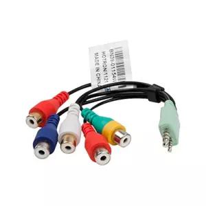 비디오 케이블 BN39-01154W 0.3m 3.5mm 남성 5RCA 여성 플러그 오디오 AV 어댑터 삼성 LED TV용 코드