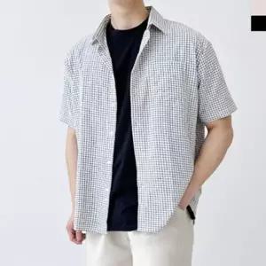남성여름셔츠 남방 남성여름남방 남성 카라 셔츠 1P 반팔 여름 체크 패션 데일리