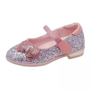 [바니플랫키즈]바니키즈 아동 어린이 아테네 플랫슈즈 실버 여아구두