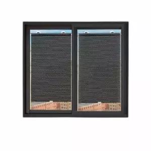 (옵션 도트 블랙 소)방염 암막 스크린 블랙 37X125 창문햇빛가리개 사무실햇빛가리개 베란다블라인드 롤스