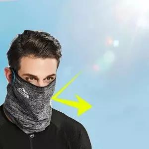 쿨 햇빛차단 귀걸이 마스크 여름 자전거 골프 복면