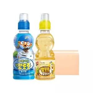 [팔도] 뽀로로 음료수 235ml 2종 혼합 24입 (밀크12 + 보리차12)