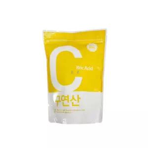 구연산 450g 빨래 세탁 세제 정균 살균 청소 섬유유연제 소독용 천연 가루