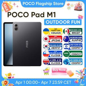 게임용태블릿 POCO PAD M1 글로벌 버전 태블릿 12000MAH 스냅드래곤 디스플레이 12 7S 120HZ 8GB 256GB 5K 고속 충전 1인치 GEN 33W