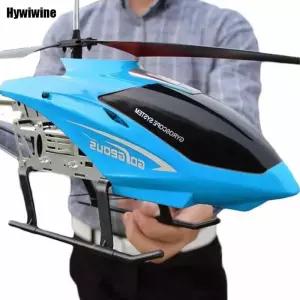 대형 원격 제어 헬리콥터 80cm 추가 2.4G 3.5CH Rc 드론 내구성 충전 장난감 모델 UAV 야외 항공기