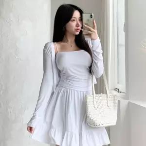 [하프클럽/옷자락]여성 여름 슬림핏 크롭 숄 가디건 판초 망토 케이프