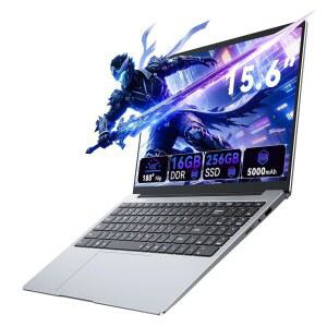 하이퍼스트릭스 노트북 컴퓨터 15.6인치 Win11 Pro 4425Y 프로세서 16GB RAM 256GB SSD MS Office 365 100 sRGB 화면 듀얼 밴드 WiFi5 BT5.0 USBA HDMI FHD 1920 * 1080 디스플레이