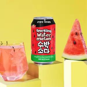 리얼 수박 소다 제로 350ml x 24캔 x 2박스