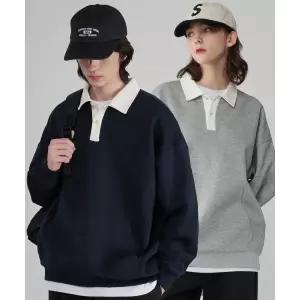 매장정품 언탭트 스튜디오 UNTAPPED STUDIO 2PACK시티보이 오버핏 럭비 카라 맨투맨 스? 티셔츠 4COLOR MU