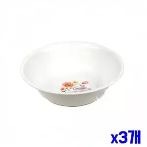 WL 화이트 욕실 세수대야 대 x3개 화장실대야 세숫대야 WFLPMZW