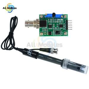 액체 PH 0-14 값 감지 레귤레이터 센서 모듈 모니터링 제어 미터 테스터  Arduino 용 BNC 전극 프로브