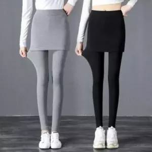 [하프클럽/]LEGGINGS 바디핏팬츠 롱스커트 일체형 컴포트치깅스 경량 스타킹
