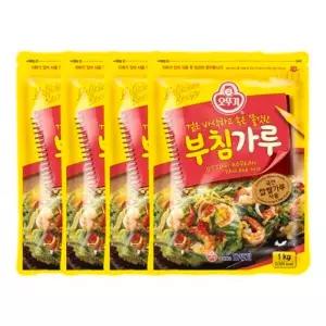 오뚜기 부침가루 1kg 4개