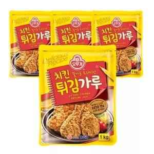 오뚜기 치킨튀김가루 1kg 4개