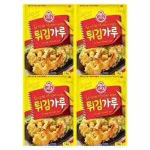 오뚜기 튀김가루 1kg 4개