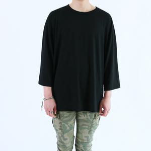 롤프 남성 남자 9부티 9부티셔츠 7부티 7부티셔츠 라운드티 무지티 박스티 기본티 오버핏 루즈핏 블랙 검정