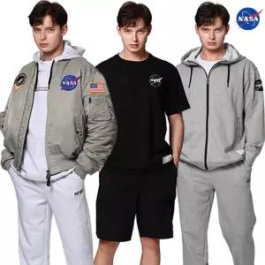 [NASA 나사] 티셔츠/맨투맨/후드집업/자켓/아우터/항공점퍼/면바지/조거팬츠/블루종/운동복/긴팔/반팔티/반바지/트레이닝복/빅사이즈/상하세트/런닝복/후리스/후드티