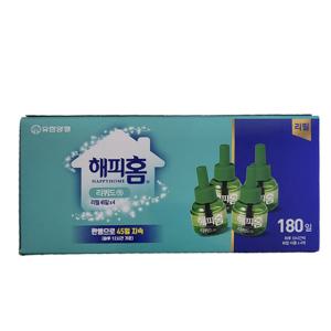 유한양행 해피홈 리퀴드 리필 45일 4입 (180일)25년생산제품 무료