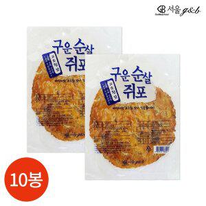 [기타]서울지앤비 구운 순살쥐포 36g x 10봉