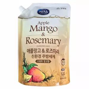 무궁화 키친솝 친환경 주방세제 / 애플망고 앤 로즈마리 1.2L (사용기한26.10.23)