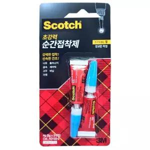3M 강력 본드 순간 접착제 초강력 젤형 AD122-2