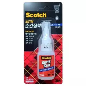 3M 강력 본드 순간 접착제 AD120 트위스트 타입 액상형 20g