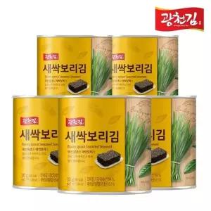 광천김 새싹보리 캔김 30g x 5캔 (1캔당 54매입)