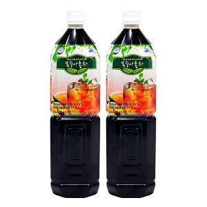 청솔 복숭아홍차 음료베이스 1.5L 2개세트