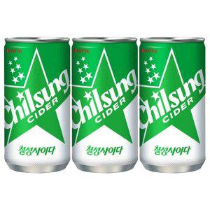 롯데 칠성사이다 190ml x 60캔 (30캔x2박스)