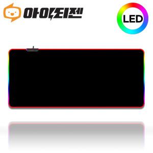 LED 게이밍 키보드 마우스 장패드 대형 장마우스패드 80x30 MSR-4