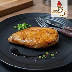 다이어트 헬스용 간장소스 한끼통살 닭가슴살 스테이크 200g 10팩