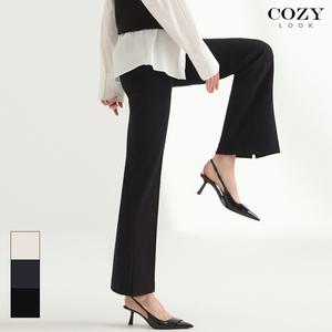 [COZYLOOK] 여성 세미플레어 슬랙스 3종택1_N