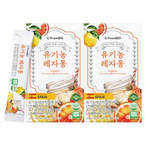 프롬바이오 100% NFC 유기농 레자몽 즙 30포x2박스/2개월/나린진/레몬/자몽/클렌징주스/레몬수