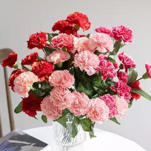 카네이션 성묘 조화 꽃 프라임 위칭부쉬 50cm 7컬러 추모 납골당 산소 묘지 장식 소품 수목장