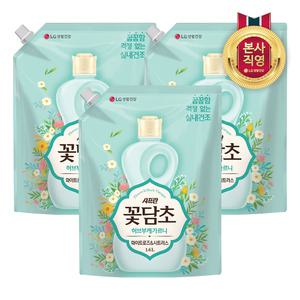 샤프란 꽃담초 화이트로즈 리필 1.6L 3개