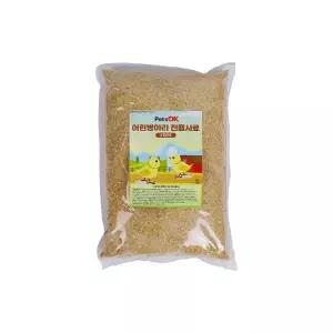 PetsOK 어린 병아리 메추리 사료 1kg (2단계) 미니메추리 닭사료 먹이