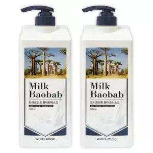 밀크바오밥 트리트먼트 화이트머스크 1000ml 2개