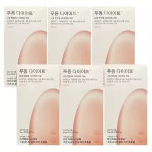 푸응 닥터블릿  복숭아맛 20포 x 6박스 차전자피 가르시니아