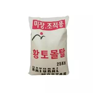 토대로 황토몰탈, 미장용, 조적용 황토몰탈 25kg 황토미장, 황토조적