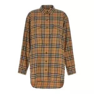 BURBERRY  Checkered Cotton Shirt (8083146) (체크 코튼 셔츠)