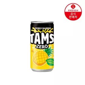 롯데칠성 탐스제로 파인애플 210ml x 30개